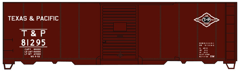 Accurail 3563 TEXAS & PACIFIC 40' SINGLE DOOR AAR BOXCAR, HO Scale