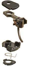 Kadee KAD35 Plastic-Shank Coupler - Kit - Magne-Matic(R) -- Short 1/4" Overset w/