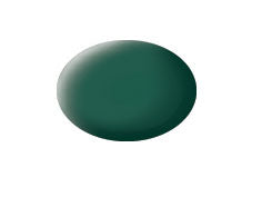 Revell 36148 Aqua Color, Sea Green, Matt, 18ml, RAL 6028