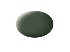 Revell 36165 Aqua Color, Bronze Green, Matt, 18ml, RAL 6031