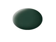 Revell 36168 Aqua Color, Dark Green (RAF), Matt, 18ml