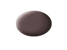 Revell 36184 Aqua Color, Leather Brown, Matt, 18ml, RAL 8027