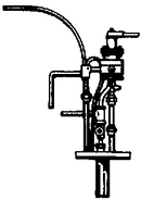 Cal-Scale Train Parts 366 Steam Loco Air Brake Stands (Brass Casting), Old Style, HO