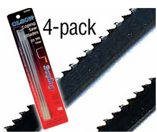 Zona Tools 36678 COPING SAW BLADES 15tpi 4pk