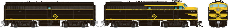 PREORDER Rapido 37016 HO ALCo FA-1 + FB-1 (DC/Silent): Erie: #727D + #728B