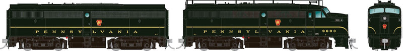 Rapido 37036 HO ALCo FA-1 + FB-1 (DC/Silent): Pennsylvania: #9607A + #9607B