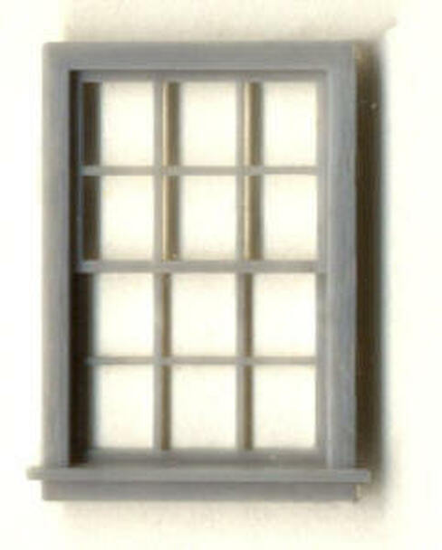 San Juan Details (formerly Grandt Line) 3753 Window Double Hung -- 36x56" 12 Pane, O Scale