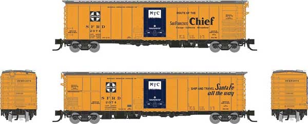 PREORDER Rapido 561002A N Class RR-56 Mechanical Reefer - Ready to Run -- Santa Fe