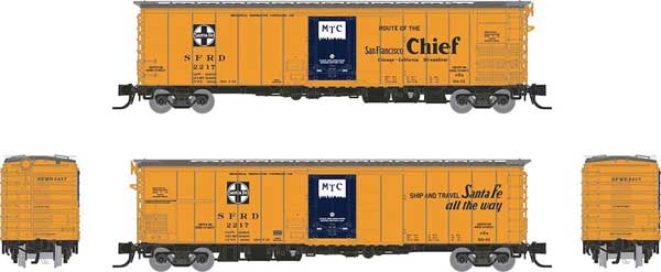 PREORDER Rapido 561009A N Class RR-56 Mechanical Reefer - Ready to Run -- Santa Fe