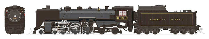 PREORDER Rapido 601503 HO Class H1b 4-6-4 Hudson - Sound and DCC -- Canadian Pacific No Number (As Built, maroon, gray black)