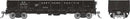 PREORDER Rapido 163009A HO NP 40' Drop-Bottom Gondola - Ready to Run -- Northern Pacific (black, white, Pulpwood Service)