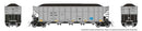 PREORDER Rapido 169047A HO AutoFlood III Rapid Discharge Coal Hopper w/Load - Ready to Run -- Duke Power DKPX (silver, black)