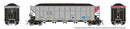 PREORDER Rapido 169056A HO AutoFlood III Rapid Discharge Coal Hopper w/Load - Ready to Run -- Tennesee Valley Authority TVAX (silver, black, red)