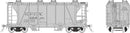 PREORDER Rapido 149005A HO Enterprise 2-Bay Covered Hopper - Ready to Run -- GFCX (gray, black)