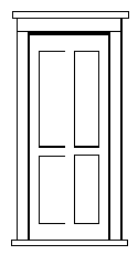 Durango Press DP-63 Plastic Doors, HO Scale