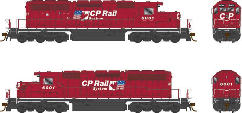 PREORDER Bowser 25328 GMD SD40-2 - Standard DC - Executive Line -- Canadian Pacific