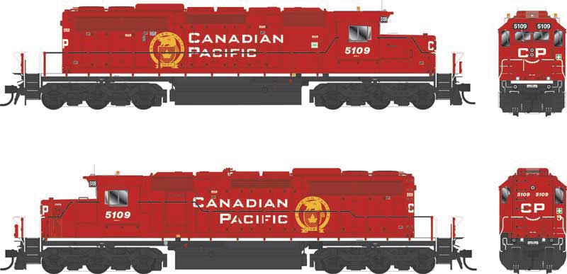 PREORDER Bowser 25306 GMD SD40-3 Rebuild - LokSound 5 and DCC - Executive Line -- Canadian Pacific
