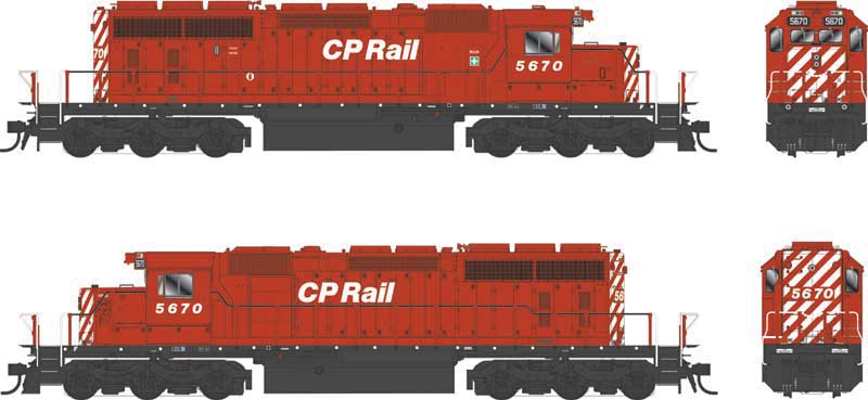 PREORDER Bowser 25313 GMD SD40-2 - LokSound 5 and DCC - Executive Line -- Canadian Pacific
