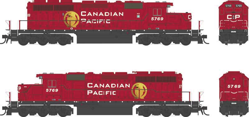 PREORDER Bowser 25315 GMD SD40-2 "B" Unit - Standard DC - Executive Line -- Canadian Pacific