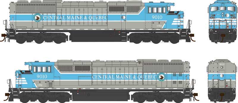 PREORDER Bowser 25356 GMD SD40-2F - LokSound 5 and DCC - Executive Line -- Central Maine & Quebec