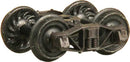 Kadee KAD720 3' 7" Arch Bar HGC 2-Piece Trucks -- 1 Pair, HOn3 Scale