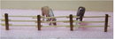 RSlaserKits 3511 3 RAIL FENCE, N Scale