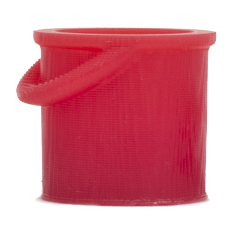 Atlas 4002039 Red Fire Bucket - 3D Printed -- pkg(8), O Scale