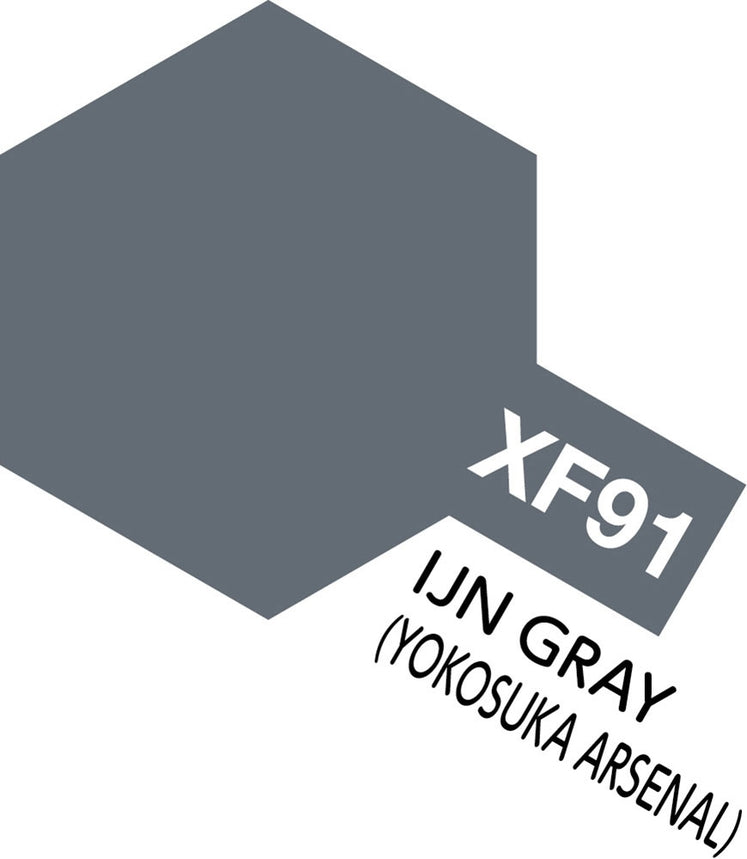 Tamiya 81791 ACRYLIC MINI XF-91 IJN GRAY 10Ml Bottle Yokosuka Arsenal