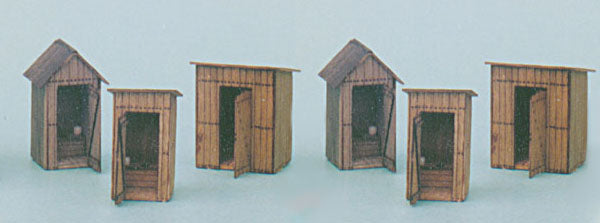 Banta Modelworks 2021 Outhouse Collection 6'n1, HO Scale