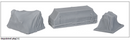 Bar Mills 4030 Tarp-Covered Materials 3 pk, O Scale