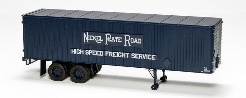 Rapido 403010 HO scale 35' Fruehauf Integral-Post Volume Van - Nickel Plate: