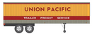 Rapido 403017 HO scale 35' Fruehauf Integral-Post Volume Van - Union Pacific: