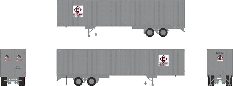 Rapido 403019 HO 40' Fruehauf Exterior-Post Volume Van - Erie Lackawanna: