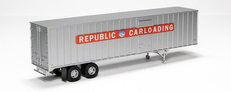 Rapido HO scale 40' Fruehauf Exterior-Post Volume Van - Republic Carloading: