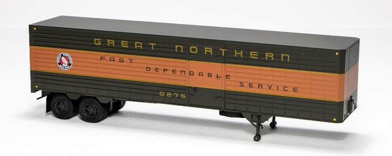 Rapido 403042 HO scale 40' Fruehauf Fluted Side Volume Van - Great Northern: