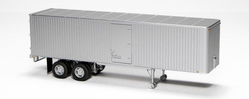 Rapido 403061 35' Fruehauf Integral-Post Volume Van w/Side Door - Silver/Unlettered, HO