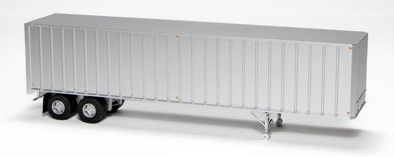 Rapido 403062 Fruehauf 40' Exterior-Post Volume Van Trailer - Assembled -- Painted, Unlettered (silver), HO