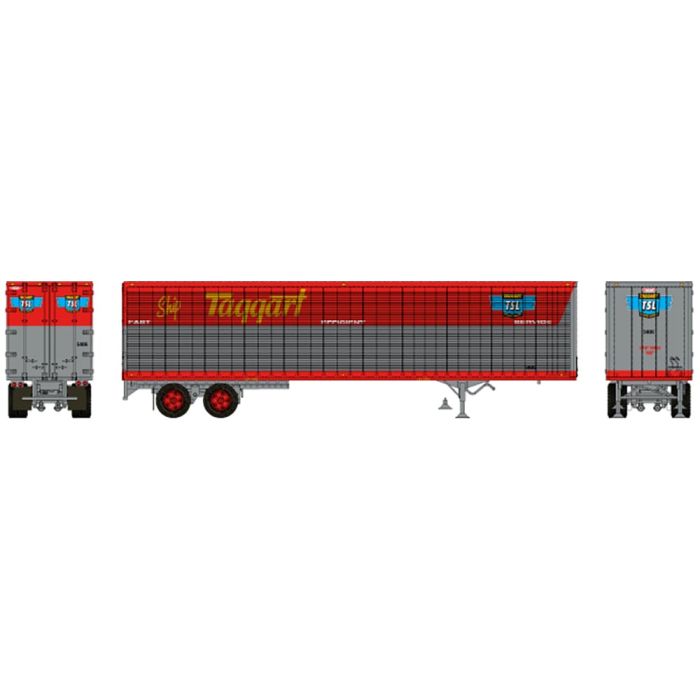 PREORDER Rapido 403104 HO 45' Trailmobile Dry Van Trailer: Taggart Trucking: