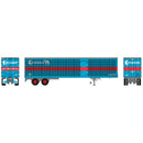 Rapido 403117 HO 45' Trailmobile Dry Van Trailer w/side door: Caravan Leasing: