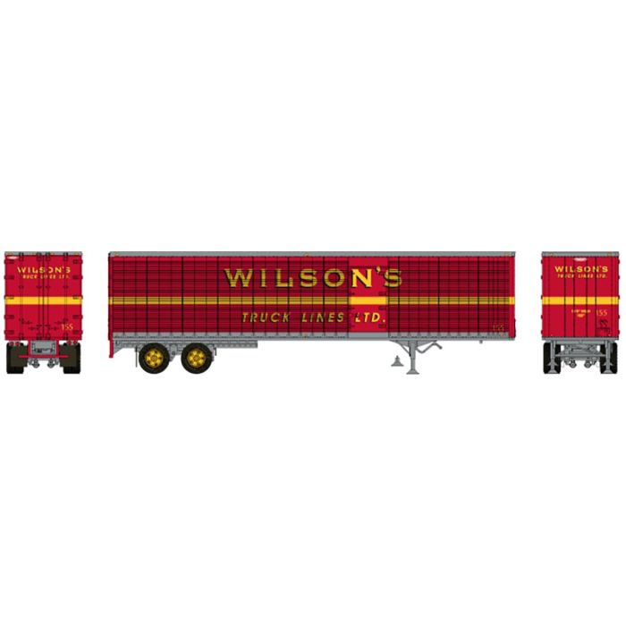 PREORDER Rapido 403118 HO 45' Trailmobile Dry Van Trailer w/side door: Wilson's Truck Lines: