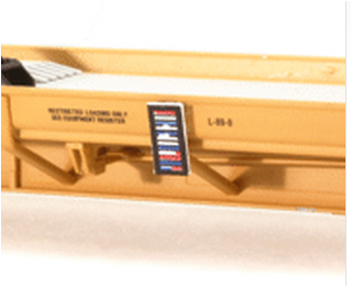 BLMA Models 405 ACI PLATES for 1970s Era Car, N Scale