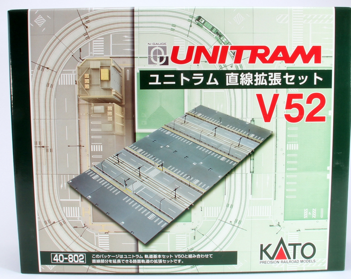 Kato USA 40802 V52 Double-Wide Straight Track Expansion Set, N Scale