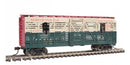 Bachmann 19709 40' Animated Stock Car - Ready to Run - Silver Series(R) -- North Pole & Southern 12040 (Christmas Reindeer), HO Scale