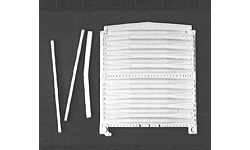 Detail Associates 6236 40s & 50s AAR Boxcar Dreadnaught Ends pkg(2) -- 5/5 Type, HO Scale