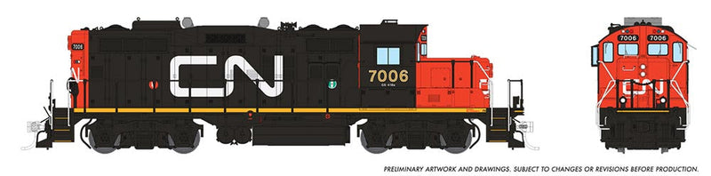 PREORDER Rapido 041009 HO GP9rm - Standard DC -- Canadian National