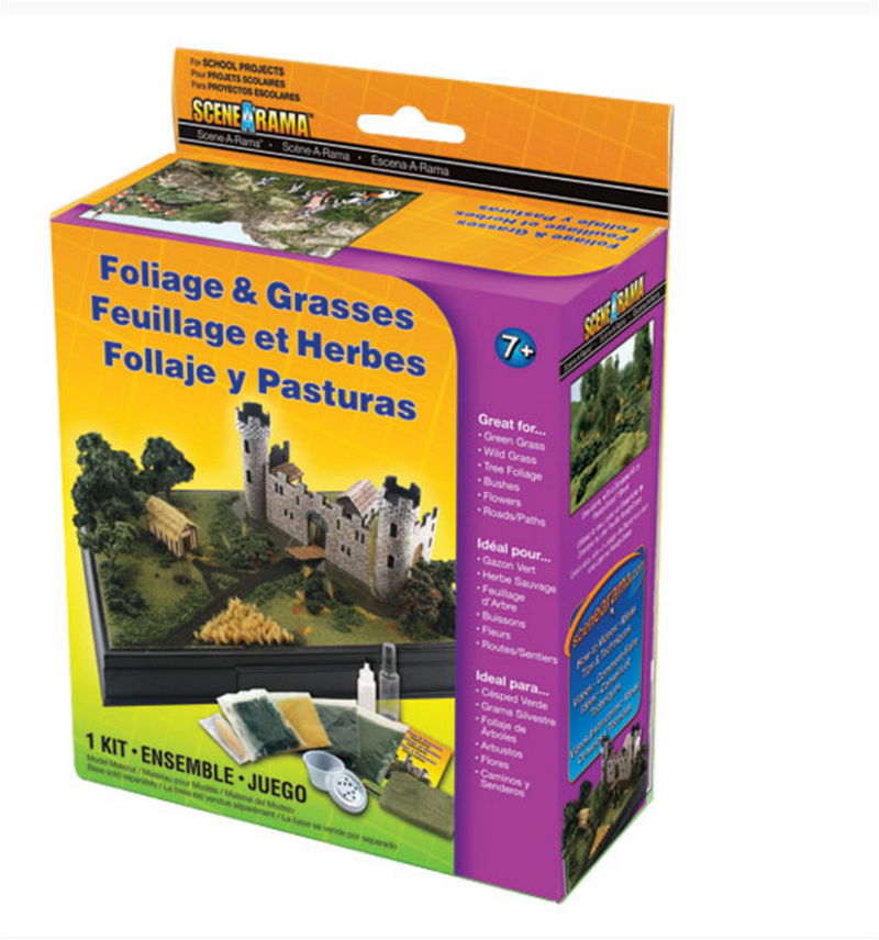 Woodland Scenics 4120 Foliage & Grasses Kit