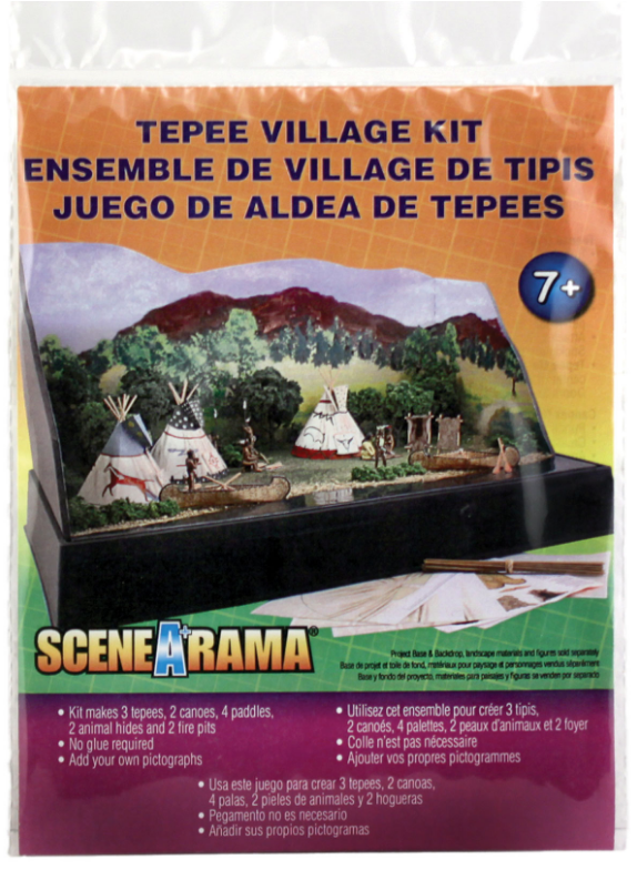 Woodland Scenics 4133 Tepee Village Kit