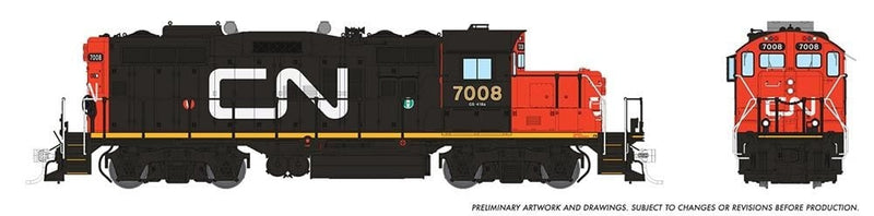 PREORDER Rapido 041511 HO GP9rm - ESU LokSound & DCC -- Canadian National