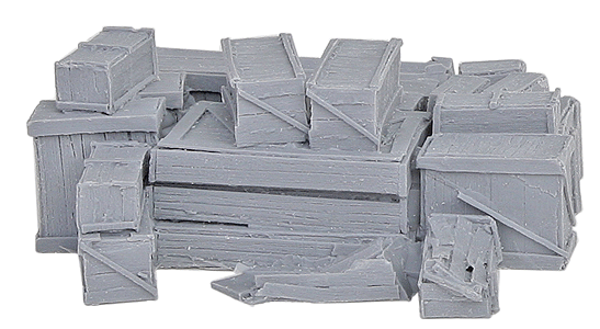 Bar Mills 4018 Medium Crates, O Scale