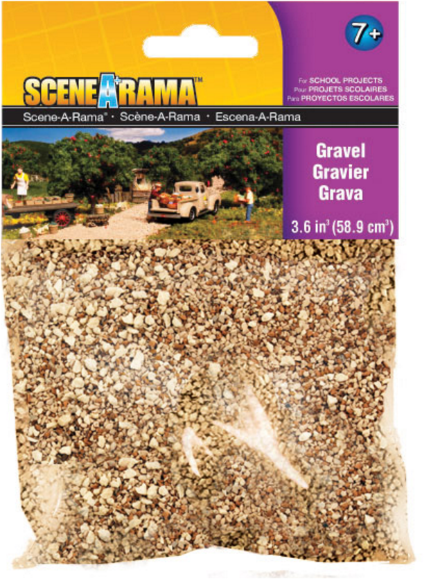 Woodland Scenics 4190 Gravel 2oz Bag